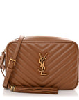 Calfskin Matelasse Monogram Lou Camera Bag Cinnamon