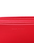 Caviar Quilted Wallet on Chain WOC Dark Pink
