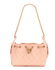 Caviar Quilted Mini CHNL 25 Handbag Light Pink