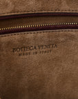 Lambskin Intrecciato Medium Padded Veneta Deep Mahogany