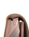 Liege Calfskin Medium Classic Box Flap Bag Pale Pink