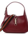Ancora Calfskin Web Medium Jackie 1961 Hobo Rosso