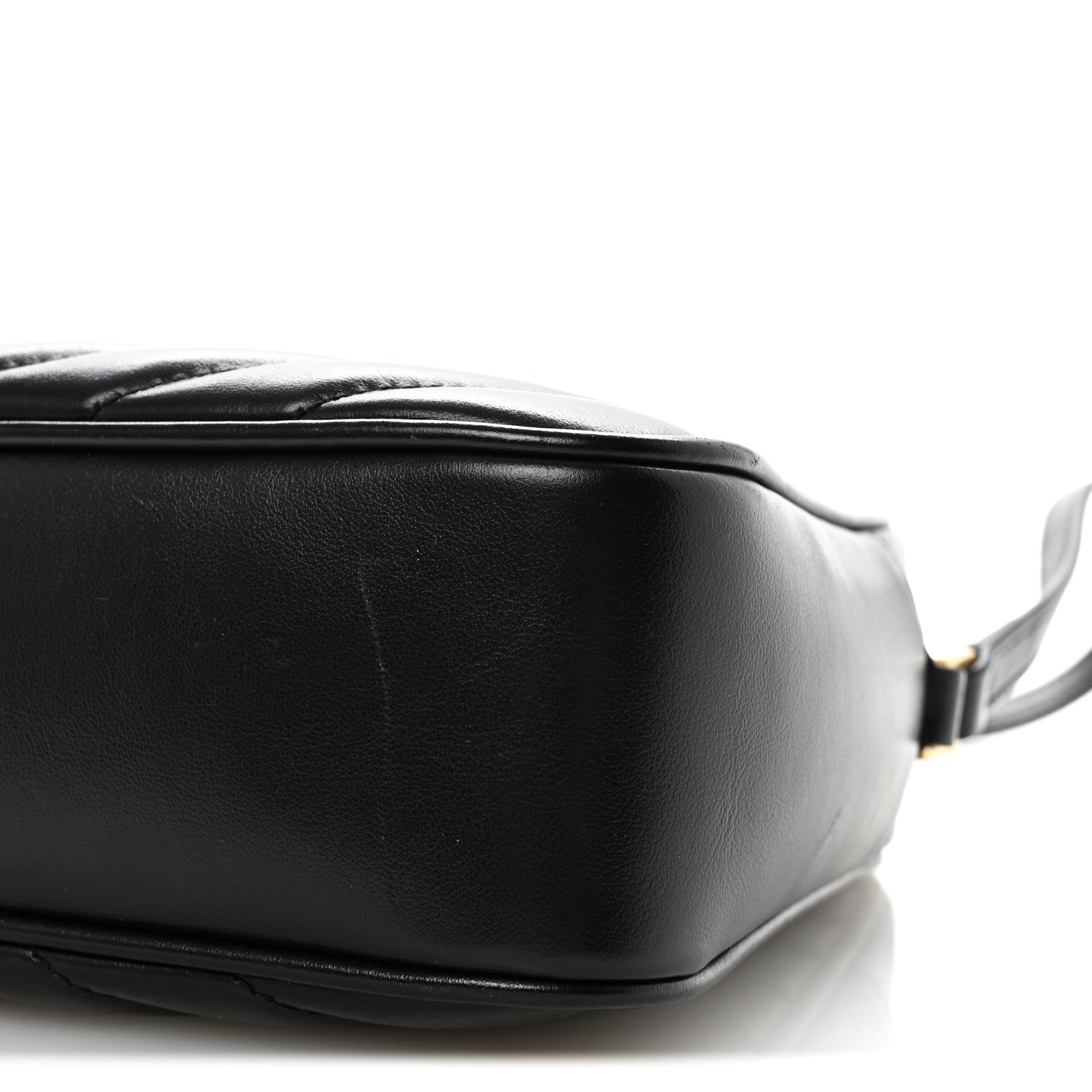 Calfskin Matelasse Monogram Lou Camera Bag Black