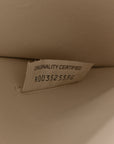 Calfskin Intrecciato Small Castello Bucket Bag White