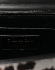 Pony Hair 30 Montaigne Box Bag Blue