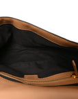 Nappa FF 1974 Embossed Baguette Miele Scuro