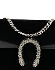 Velvet Super Mini Dionysus Shoulder Bag Black