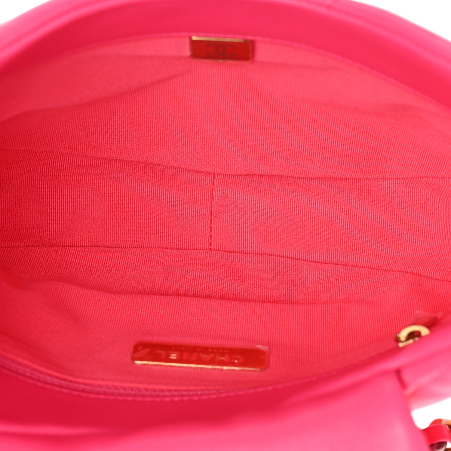 Lambskin Quilted CHNL 19 Hobo Pink