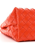 Nappa Intrecciato Small Andiamo With Chain Shoulder Bag Orange