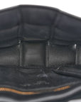 Nappa Maxi Intreccio Small Padded Cassette Crossbody Bag Black