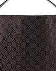 GG Supreme Monogram Large Beatrix Tote Dark Brown