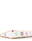 Monogram Multicolor Pochette Accessories White