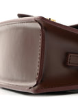 Smooth Calfskin Le Bambino Dark Brown