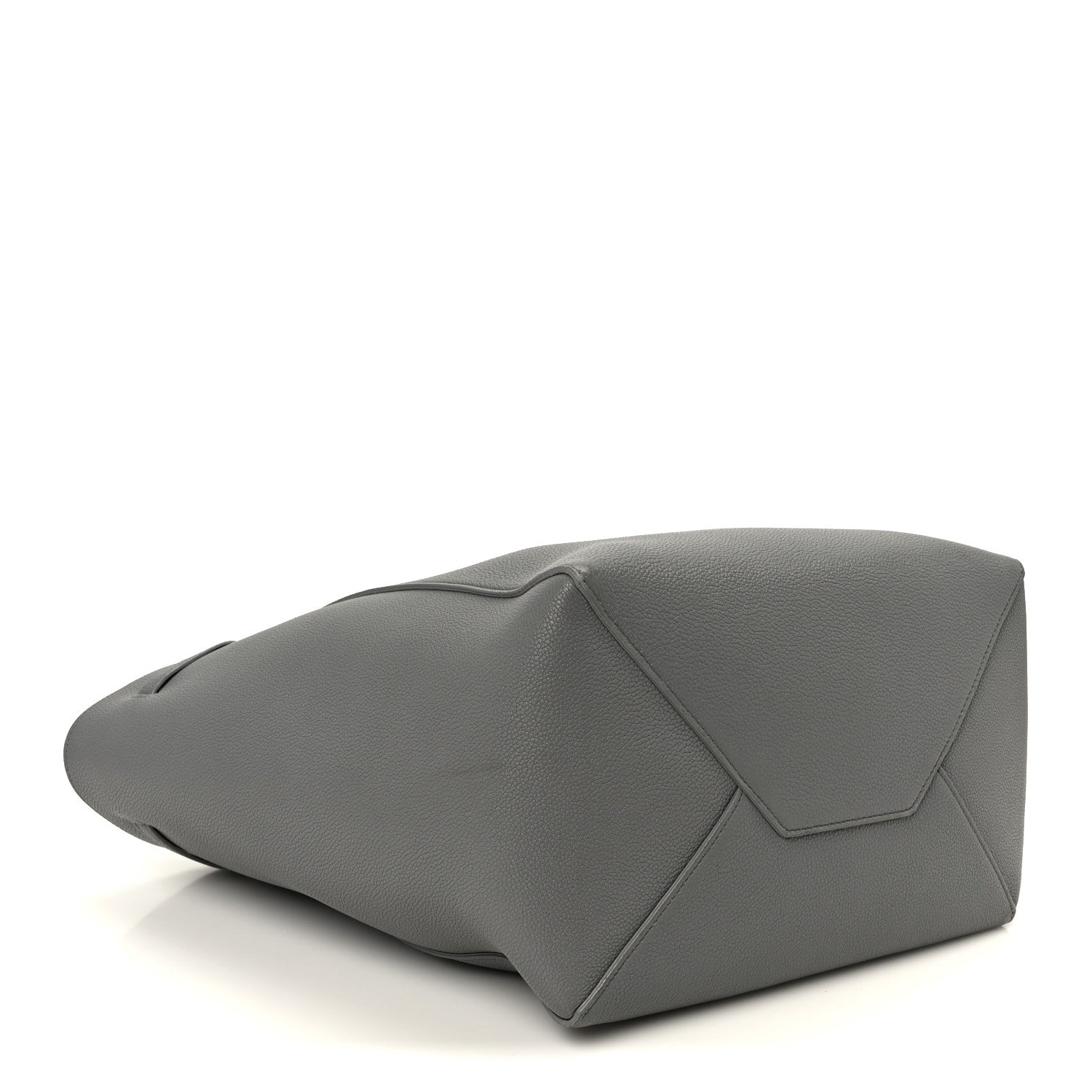 Soft Grained Calfskin Small Belt Cabas Phantom Grey