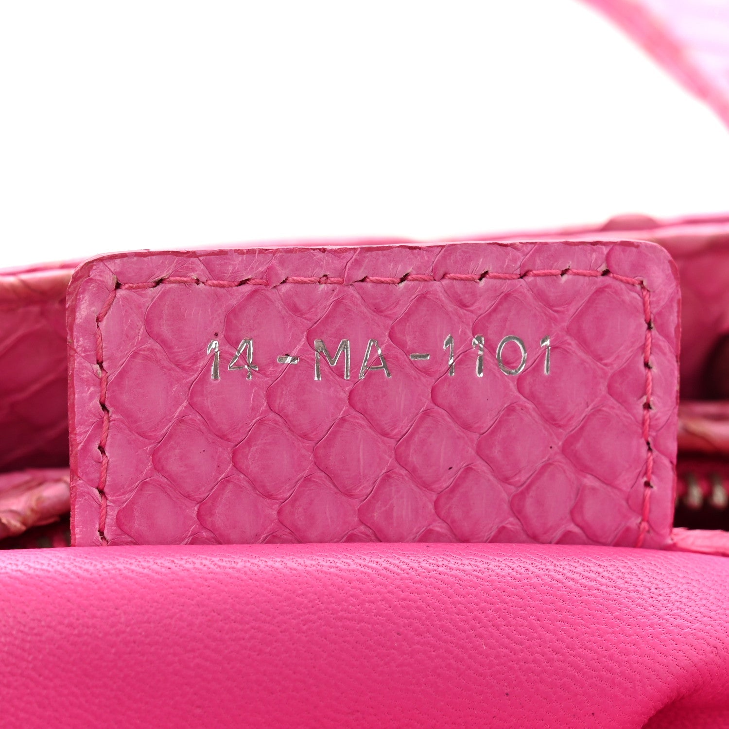 Snakeskin Medium Lady D1OR Pink