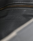 Grained Calfskin Maxi Intrecciato Cassette Crossbody Bag Deep Blue