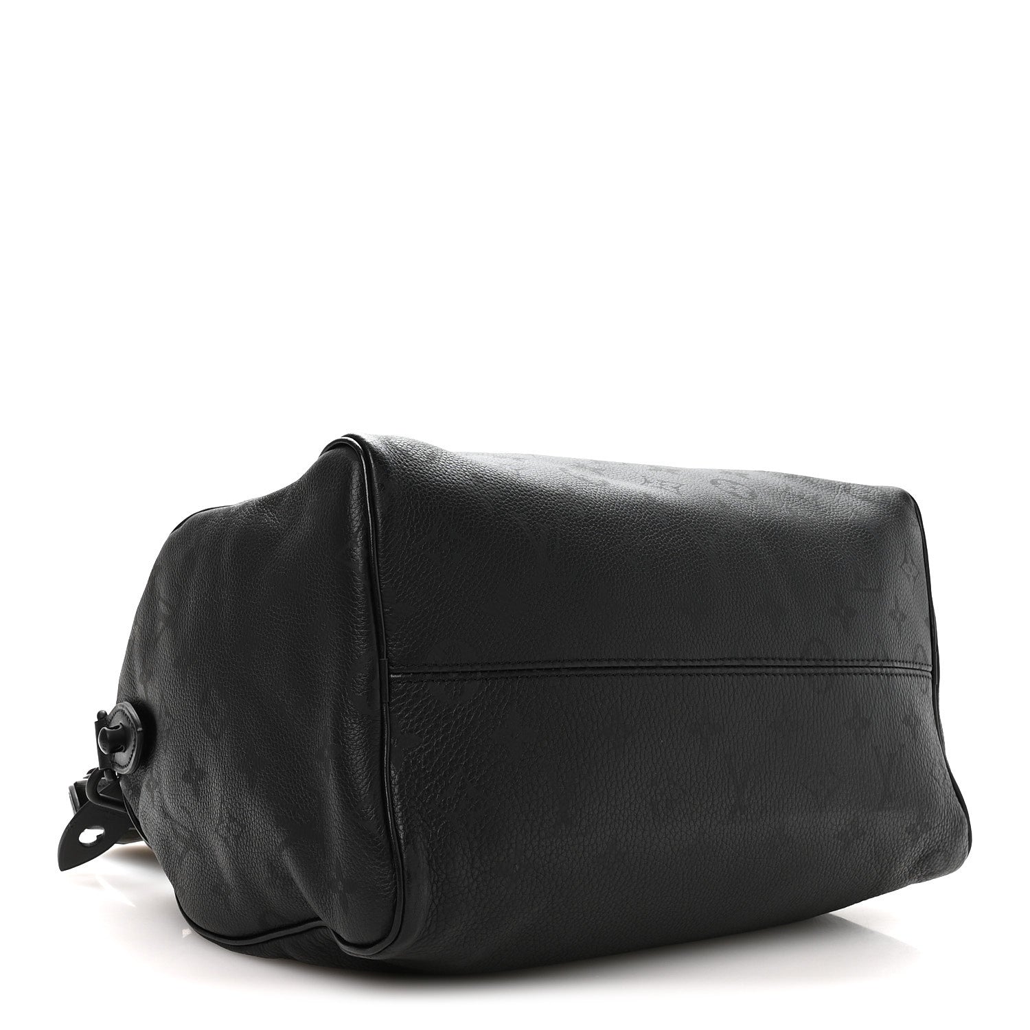 Calfskin Monogram Speedy P9 Bandouliere 30 Ultra Black