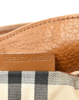 Grainy Calfskin Medium Golderton Tote Brown