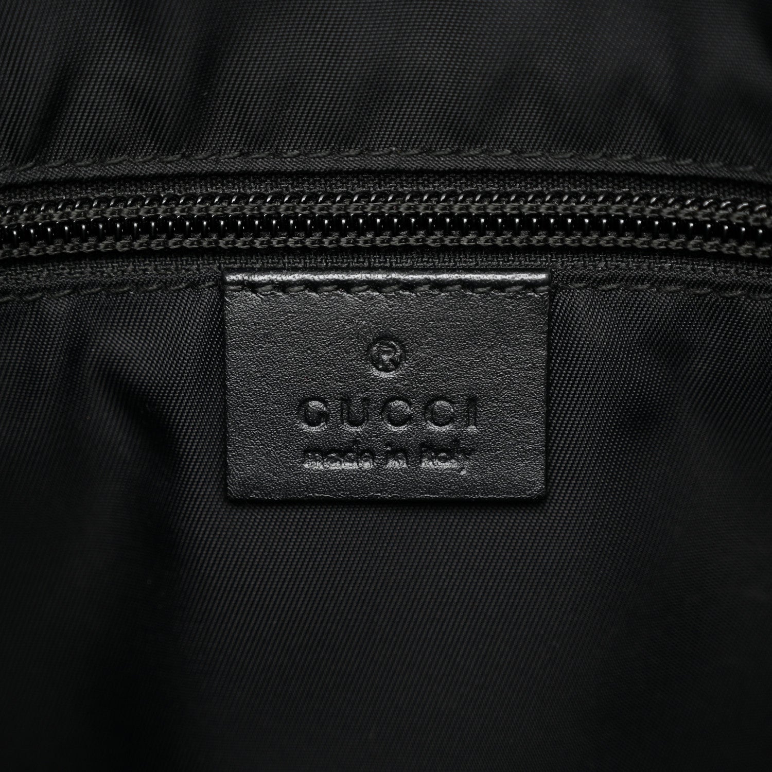 GG Supreme Monogram Web Messenger Bag Black