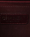 Calfskin Caviar Suede Chevron New Medium Boy Flap Black