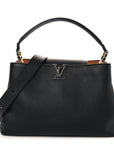 Taurillon Capucines GM Souple Black