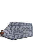 Denim Vitello Grace FF Mini By The Way Boston Bag  Blue