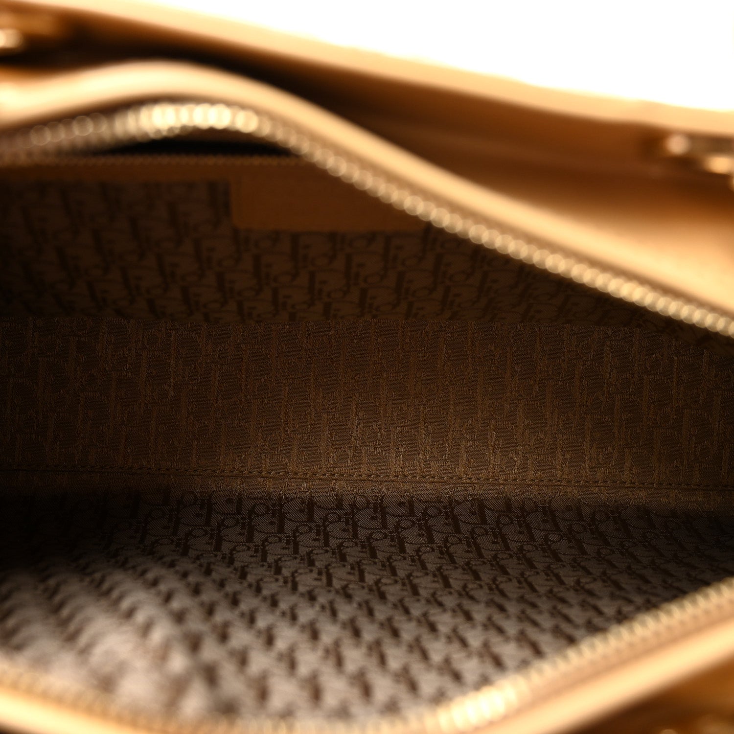 Patent Cannage Large Lady D1OR Dark Beige
