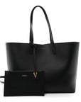 Calfskin Virtus Tote Black