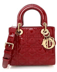 Patent Cannage Small Lady D1OR Cherry Red