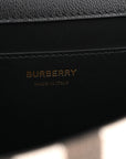 Derby Calfskin House Check Mackford Crossbody Bag Black