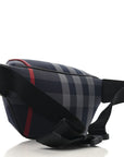 House Check Sonny Bum Bag Navy Grey