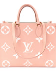 Empreinte Monogram Giant Onthego MM Rose Trianon Crème