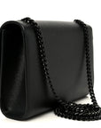 Grain De Poudre Small Classic Monogram Monochrome Kate Satchel Black