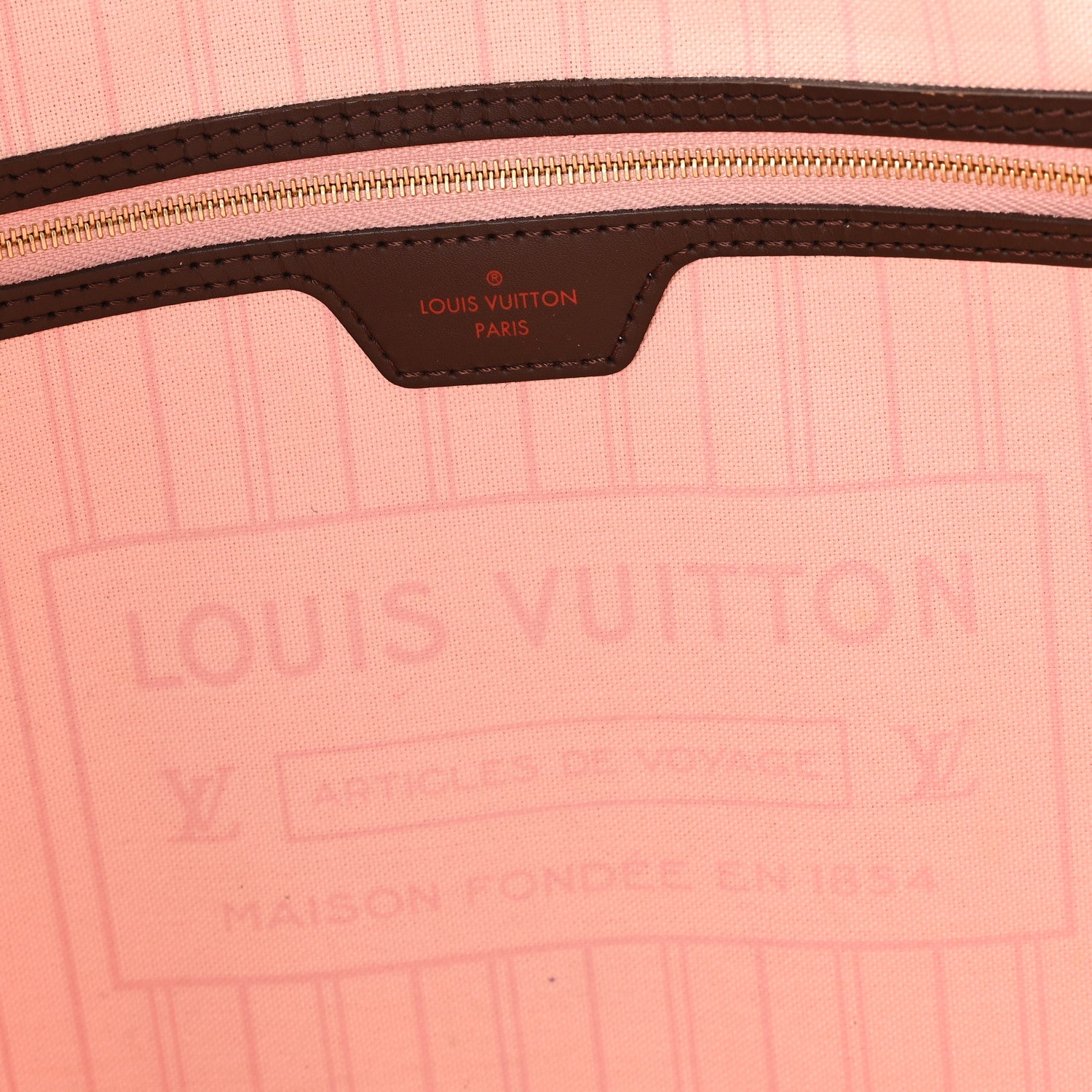 Damier Ebene Neo Neverfull MM Rose Ballerine