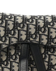 Oblique Saddle Bag Blue