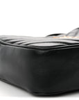 Calfskin Matelasse Monogram Lou Camera Bag Black
