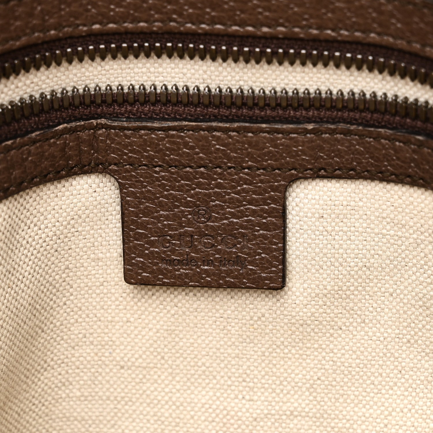 GG Supreme Monogram Web Small Ophidia Messenger Bag Brown
