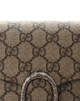 GG Supreme Monogram Mini Dionysus Chain Wallet Beige Taupe