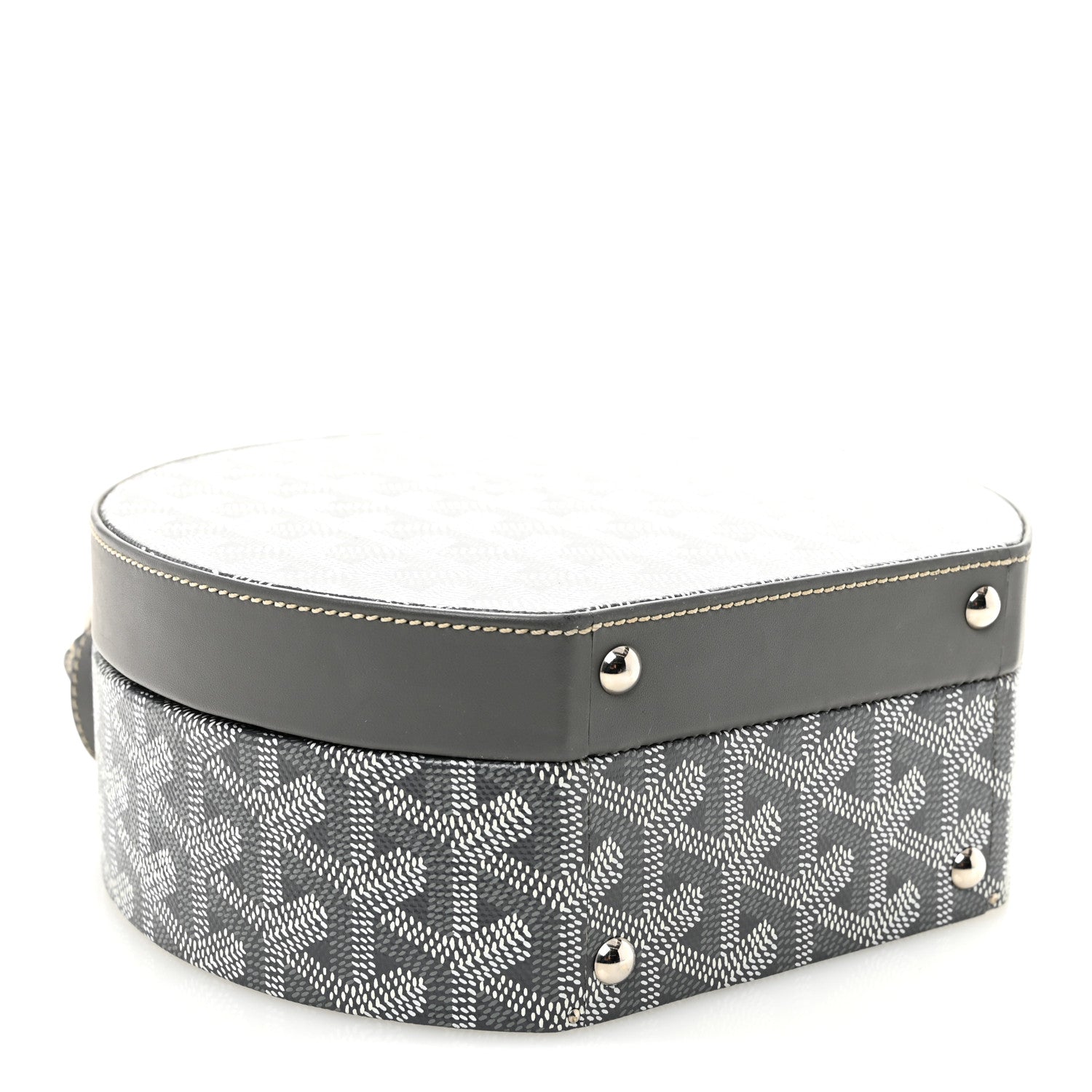 Goyardine Alto Hatbox Grey