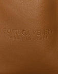 Smooth Butter Calf The Pouch Oversized Clutch Cammello