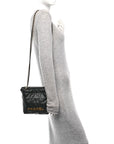 Shiny Calfskin Quilted Mini CHNL 22 Black