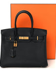 Togo Birkin 30 Black