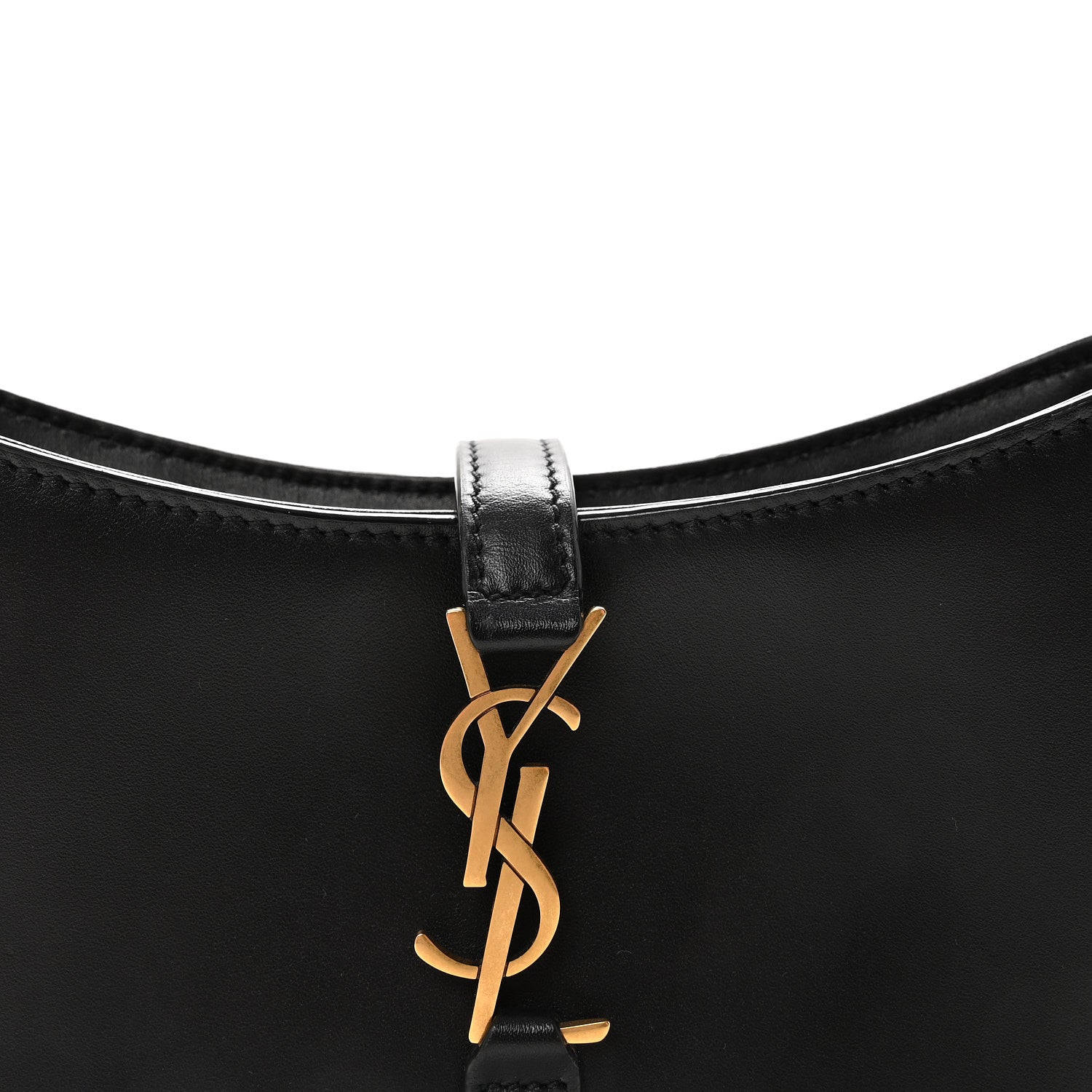 Smooth Calfskin Le 5 A 7 Mini Hobo Black