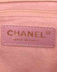 Caviar Deauville Drawstring Bucket Bag Light Pink