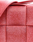 Rubber Maxi Intrecciato Extra Mini Cassette Crossbody Bag Firework