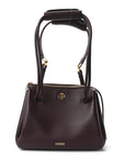 Supple Calfskin Small Madrid Bag Dark Burgundy