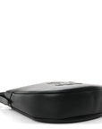 Supple Calfskin Cuir Triomphe Small Heloise Shoulder Bag Black