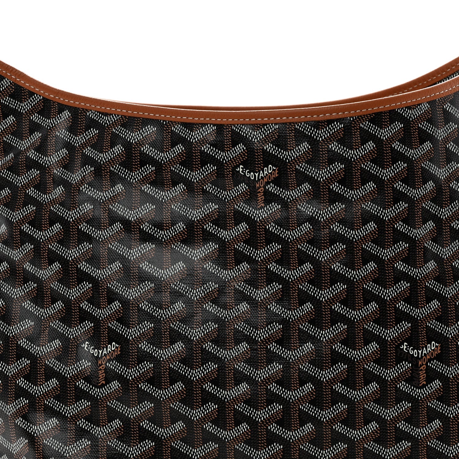 Goyardine Boheme Hobo Black Gold