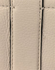 Grained Calfskin Small The Tote Bag Ivory Black
