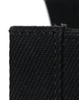 Linen Calfskin Rive Gauche North South Tote Black